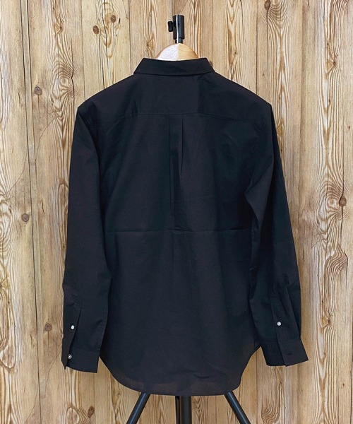 TopIsm（トップイズム）の「無地 チェック ストライプ ブロード長袖シャツ（シャツ/ブラウス・メンズ・ホワイト×ブルー/ブラック系その他2/ブラック/ホワイト/ブルー系その他/ブラック系その他/ブルー/ホワイト×ブラック/ネイビー/オレンジ・L/XL/M）」の21枚目の写真