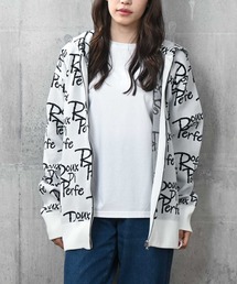 [ROUXDI PERFE ルゥディパフィー]ニットロゴジャガードパーカー