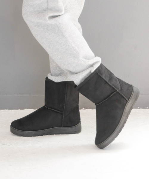 SOROTTO(ソロット)の「【軽量】シンプル ムートンブーツ(ブーツ・レディース・ブラック/ブラウン・S/M/L/LL)」の18枚目の写真
