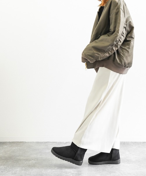 SOROTTO(ソロット)の「【軽量】シンプル ムートンブーツ(ブーツ・レディース・ブラック/ブラウン・S/M/L/LL)」の16枚目の写真