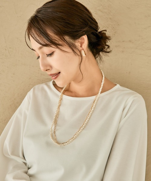 LEPSIM（レプシィム）の「【入卒式／セレモニー】アソートパールロングネック　213291（ネックレス・レディース・ホワイト/オフホワイト/ホワイト系その他・ONE SIZE）」の12枚目の写真