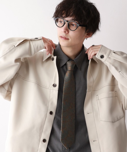 RAGEBLUE（レイジブルー）の「【MADE IN JAPAN】ジャガード/柄アソートネクタイ（ネクタイ・メンズ・ブラック系その他3/グリーン系その他4/その他1/ホワイト/その他8/その他5/その他6/その他7/ワインレッド/グリーン/ネイビー・FREE）」の7枚目の写真