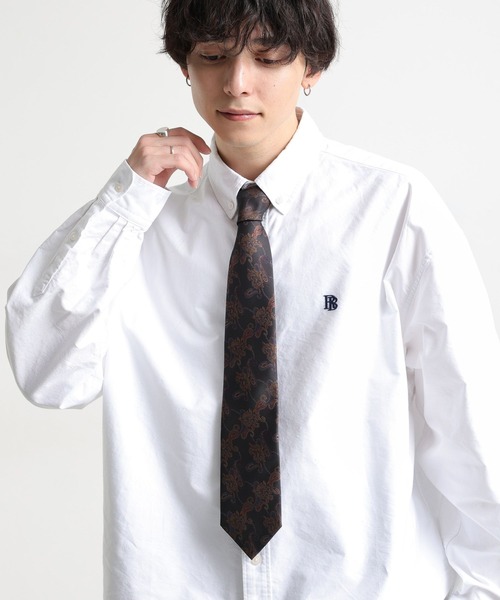 RAGEBLUE（レイジブルー）の「【MADE IN JAPAN】ジャガード/柄アソートネクタイ（ネクタイ・メンズ・ブラック系その他3/グリーン系その他4/その他1/ホワイト/その他8/その他5/その他6/その他7/ワインレッド/グリーン/ネイビー・FREE）」の15枚目の写真