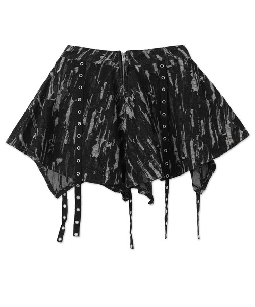 Figments（フィグメンツ）の「パンクデニムミニスカパン（デニムスカート・レディース・ブラック/ブルー・FREE）」の10枚目の写真