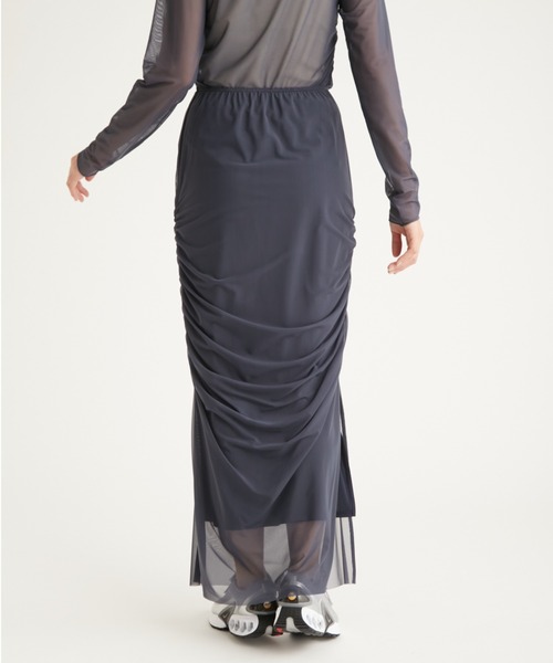 emmi(エミ)の「ソフトチュールスカート(スカート・レディース・ベージュ/ネイビー/ライトブルー・1/0)」の15枚目の写真