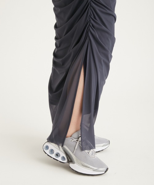 emmi(エミ)の「ソフトチュールスカート(スカート・レディース・ベージュ/ネイビー/ライトブルー・1/0)」の4枚目の写真