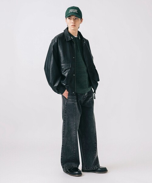 BEAMS HEART(ビームスハート)の「【完売間近】クラシック フェイクレザー ブルゾン/Classic Faux Leather Blouson(ユニセックス)(ブルゾン・メンズ・ブラック/ダークブラウン・LARGE/MEDIUM/SMALL)」の21枚目の写真