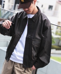 BEAMS HEART | 【完売間近】クラシック フェイクレザー ブルゾン/Classic Faux Leather Blouson（ユニセックス）(ブルゾン)