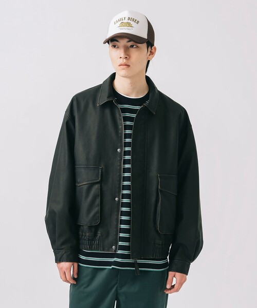 BEAMS HEART(ビームスハート)の「【完売間近】クラシック フェイクレザー ブルゾン/Classic Faux Leather Blouson(ユニセックス)(ブルゾン・メンズ・ブラック/ダークブラウン・LARGE/MEDIUM/SMALL)」の19枚目の写真