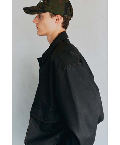 BEAMS HEART(ビームスハート)の「【完売間近】クラシック フェイクレザー ブルゾン/Classic Faux Leather Blouson(ユニセックス)(ブルゾン・メンズ・ブラック/ダークブラウン・LARGE/MEDIUM/SMALL)」の17枚目の写真