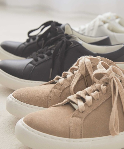 UNION STATION（ユニオンステーション）の「<UNION STATION by MEN'S BIGI> Original Sneakers（スニーカー・メンズ・ベージュ/ブラック×ブラック/ホワイト×ホワイト・MEDIUM/LARGE）」の6枚目の写真