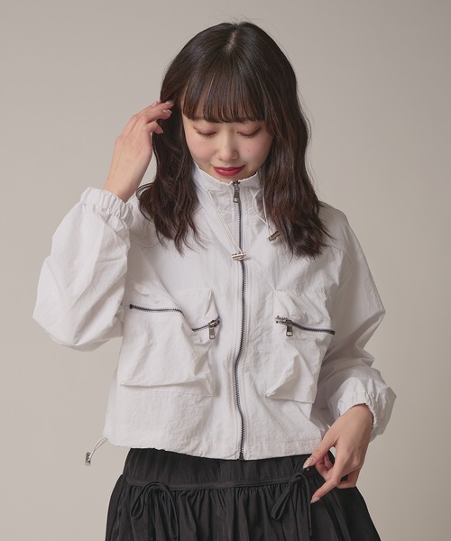BLANK (ブランク)の「Multi Pocket Stand Neck blouson / マルチポケット スタンドネック ブルゾン 秋物 秋服 2026年秋冬(ブルゾン・レディース・ホワイト/ブラック/ベージュ・FREE)」の10枚目の写真