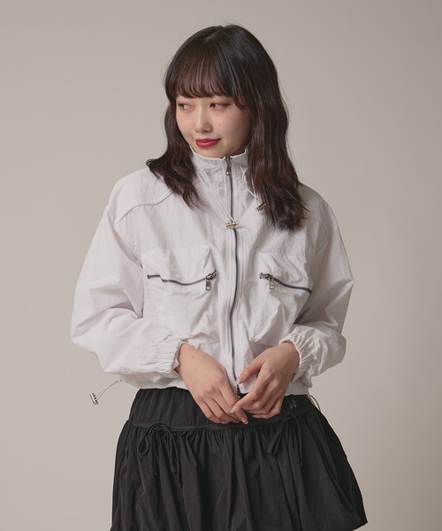 BLANK (ブランク)の「Multi Pocket Stand Neck blouson / マルチポケット スタンドネック ブルゾン 秋物 秋服 2026年秋冬(ブルゾン・レディース・ホワイト/ブラック/ベージュ・FREE)」の11枚目の写真