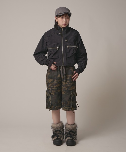 BLANK (ブランク)の「Multi Pocket Stand Neck blouson / マルチポケット スタンドネック ブルゾン 秋物 秋服 2026年秋冬(ブルゾン・レディース・ホワイト/ブラック/ベージュ・FREE)」の17枚目の写真