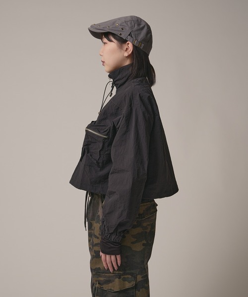 BLANK (ブランク)の「Multi Pocket Stand Neck blouson / マルチポケット スタンドネック ブルゾン 秋物 秋服 2026年秋冬(ブルゾン・レディース・ホワイト/ブラック/ベージュ・FREE)」の21枚目の写真