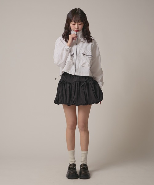 BLANK (ブランク)の「Multi Pocket Stand Neck blouson / マルチポケット スタンドネック ブルゾン 秋物 秋服 2026年秋冬(ブルゾン・レディース・ホワイト/ブラック/ベージュ・FREE)」の13枚目の写真