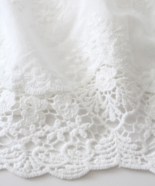 SpRay（スプレイ）の「レースレイヤードミニスカート（スカート・レディース・ホワイト・FREE）」の3枚目の写真