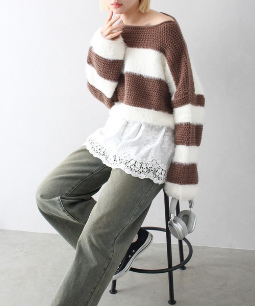 SpRay（スプレイ）の「レースレイヤードミニスカート（スカート・レディース・ホワイト・FREE）」の13枚目の写真