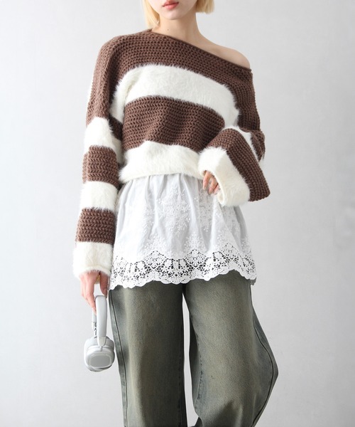 SpRay（スプレイ）の「レースレイヤードミニスカート（スカート・レディース・ホワイト・FREE）」の9枚目の写真