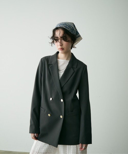 金釦ダブルテーラーJK（テーラードジャケット）｜Trish（トリッシュ