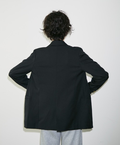 Trish（トリッシュ）の「金釦ダブルテーラーJK（テーラードジャケット・レディース・チャコールグレー/ブラック/ネイビー/ブラウン/その他・MEDIUM）」の11枚目の写真