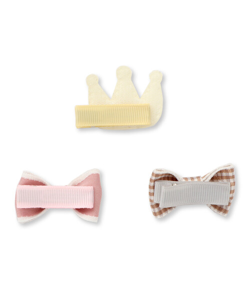 SLAP SLIP BABY（スラップスリップベビー）の「お花リボンクラウンヘアピン3点アソートベビー（その他ベビー用品・キッズ・イエロー/オフホワイト/ピンク/オレンジ・FREE）」の20枚目の写真