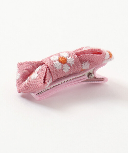 SLAP SLIP BABY（スラップスリップベビー）の「お花リボンクラウンヘアピン3点アソートベビー（その他ベビー用品・キッズ・イエロー/オフホワイト/ピンク/オレンジ・FREE）」の5枚目の写真