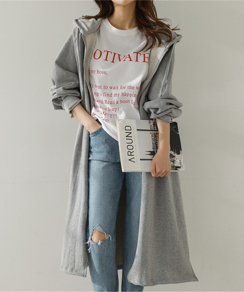 裏毛パーカーガウン（その他アウター）｜AMAJI（アマジ）