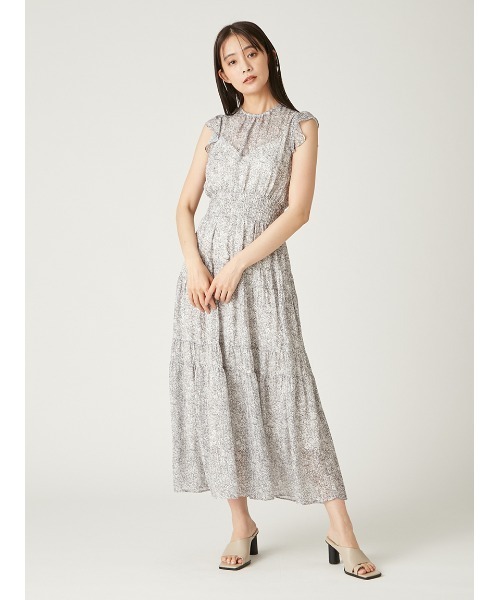 s*a様 週末限定お値下げ　FRAY I.D 2wayサテンストライププリントワ FRAY I.D（フレイアイディー）の「【00サイズ】2wayサテン