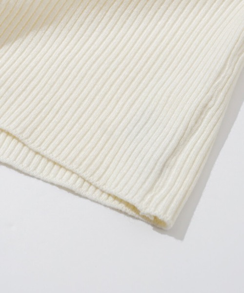 flower（フラワー）の「スウィートフリルニット（ニット/セーター・レディース・ミント/ホワイト・FREE）」の7枚目の写真