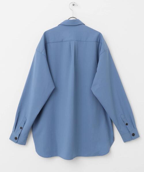 SENSE OF PLACE by URBAN RESEARCH（センスオブプレイスバイアーバンリサーチ）の「『ユニセックス』『イージーケア』カラールーズシャツ（シャツ/ブラウス・メンズ・チャコールグレー/ネイビー/ライトグレー/ブラウン/ライトベージュ/ライトブルー・MEDIUM/LARGE）」の18枚目の写真