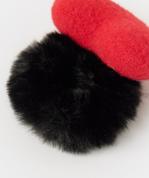 ROOPTOKYO(ループトウキョウ)の「Fluffy chou chou with heart/ハート付き もこもこシュシュ(シュシュ・レディース・イエロー/オレンジ/ピンク系1/ピンク系2/ブラウン/レッド/ホワイト・FREE)」の16枚目の写真