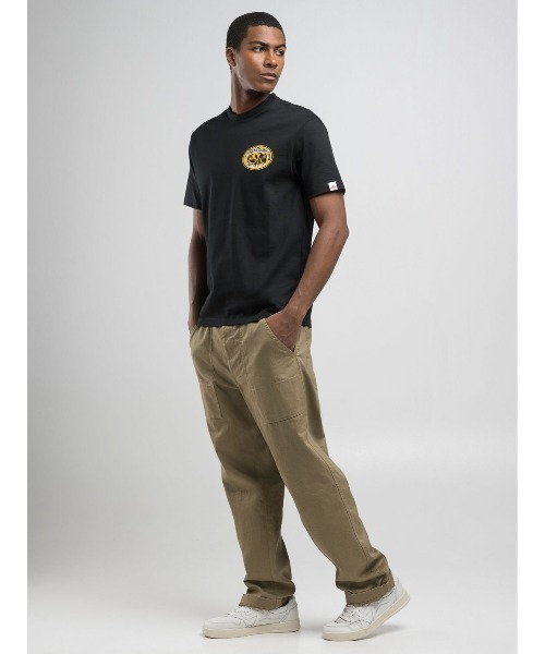 REPLAY（リプレイ）の「リラックスフィット ヘビーコットンジャ－ジーHAWAIANプリントＴシャツ（Tシャツ/カットソー・メンズ・ホワイト系その他/ブラック・SMALL/MEDIUM/LARGE/X-LARGE）」の10枚目の写真