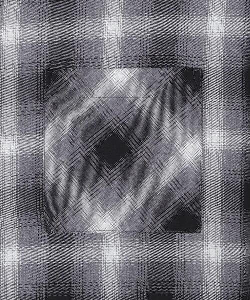 WEGO(ウィゴー)の「WEGO/チェックショートシャツ(シャツ/ブラウス・レディース・サックスブルー/ブラック・FREE)」の6枚目の写真