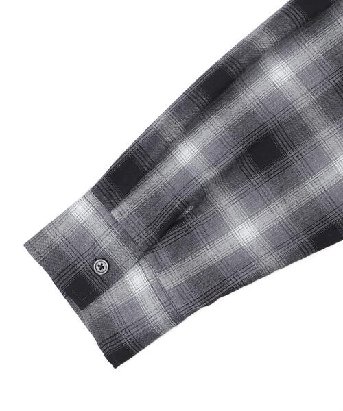 WEGO(ウィゴー)の「WEGO/チェックショートシャツ(シャツ/ブラウス・レディース・サックスブルー/ブラック・FREE)」の7枚目の写真