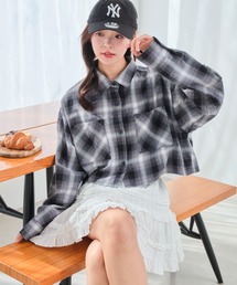 WEGO | WEGO/【25年春夏新作】チェックショートシャツ(シャツ/ブラウス)