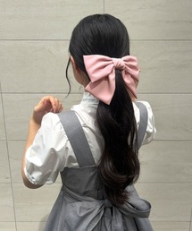 F i.n.t（フィント）の「【新色追加/一部店舗限定展開】サテンビッグリボンバレッタ/Couleur by F i.n.t/fint　フィント（バレッタ/ヘアクリップ）」