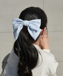 F i.n.t（フィント）の「【新色追加/一部店舗限定展開】サテンビッグリボンバレッタ/Couleur by F i.n.t/fint　フィント（バレッタ/ヘアクリップ）」