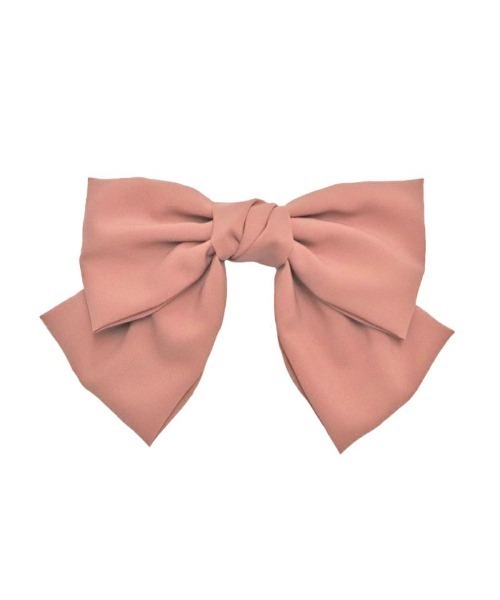 F i.n.t（フィント）の「【新色追加/一部店舗限定展開】サテンビッグリボンバレッタ/Couleur by F i.n.t/fint　フィント（バレッタ/ヘアクリップ・レディース・イエロー/ピンク/オフホワイト/レッド/ラベンダー/ミント/ブルー/ブラック/ブルーグレー/ライトピンク/ベージュ/ブラウン/ボルドー・FREE）」の16枚目の写真