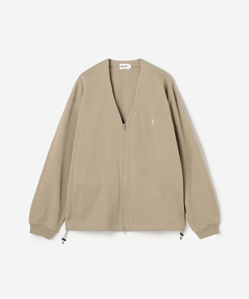 激安大特価！ | Gymphlex コットン MEN ジップVネックカーディガン トップス