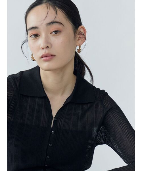 LAGUNAMOON（ラグナムーン）の「カーヴィラウンドピアス（ピアス（両耳用）・レディース・シルバー/ゴールド・FREE）」の4枚目の写真