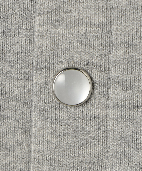 ORCIVAL（オーシバル）の「ORCIVAL | コットン裏毛 クルーネックカーディガン WOMEN（カーディガン/ボレロ・レディース・ブラック/レッド/グレー/アイボリー・1/2）」の11枚目の写真