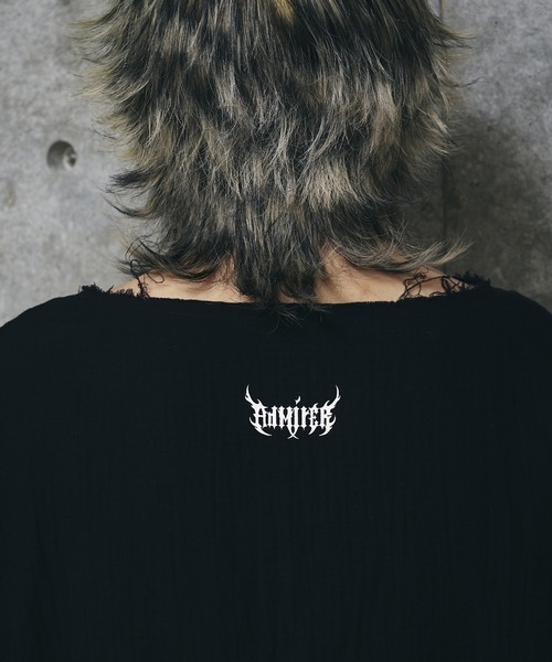 Amilige（アミリージュ）の「ダメージガーゼトップス（Tシャツ