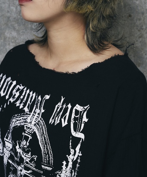 即購入⭕️Amilige アミリージュ ダメージガーゼトップス ダメージガーゼトップス（Tシャツ/カットソー）｜Amilige