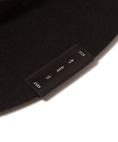 CRIMIE（クライミー）の「WOOL FELT HAT（ハット・メンズ・ブラック/カーキ・ONE SIZE）」の5枚目の写真