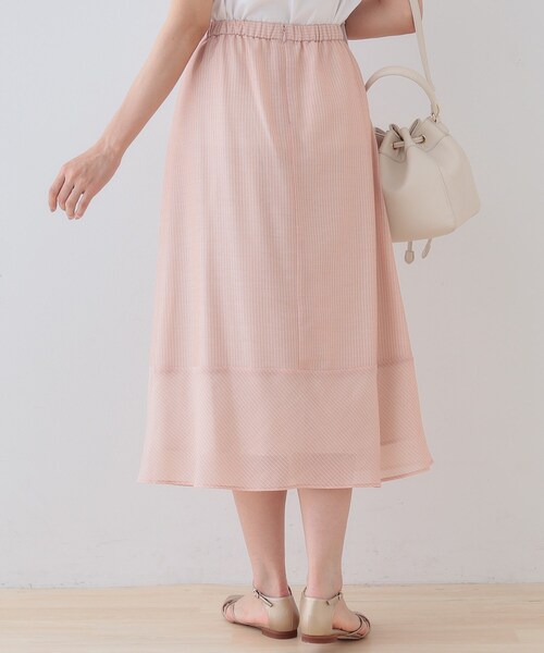 INDIVI（インディヴィ）の「新色登場！【洗える／エアリー素材】巻き風ロングスカート（スカート・レディース・ブルーグリーン/ブラウン系その他5/ベージュ系その他5/ネイビー系2/ネイビー系3/オレンジ系3/ブラック/ブラウン系/ライトブルー・40/38/36/05/13/15 /19）」の16枚目の写真