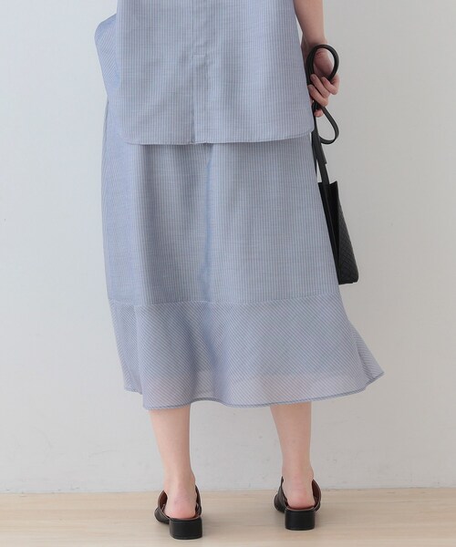 INDIVI（インディヴィ）の「新色登場！【洗える／エアリー素材】巻き風ロングスカート（スカート・レディース・ブルーグリーン/ブラウン系その他5/ベージュ系その他5/ネイビー系2/ネイビー系3/オレンジ系3/ブラック/ブラウン系/ライトブルー・40/38/36/05/13/15 /19）」の20枚目の写真