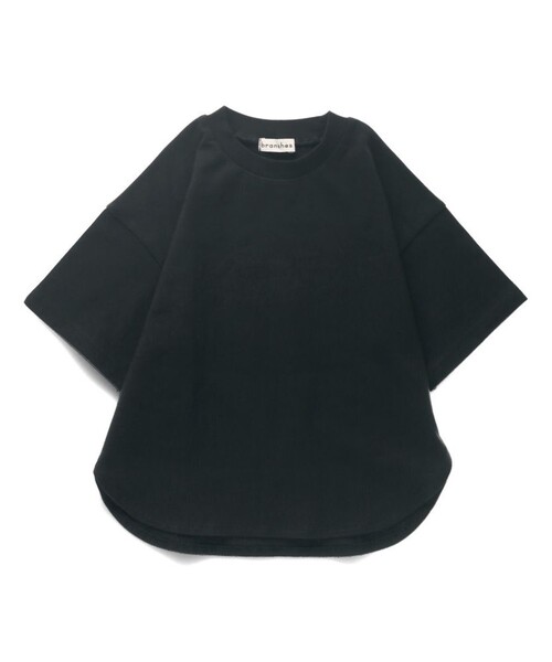 BRANSHES（ブランシェス）の「BIGシルエットTシャツ（Tシャツ/カットソー・キッズ・その他/ピンク/ブラック/オフホワイト・120/80/100/110/130/150/140/90/160）」の8枚目の写真