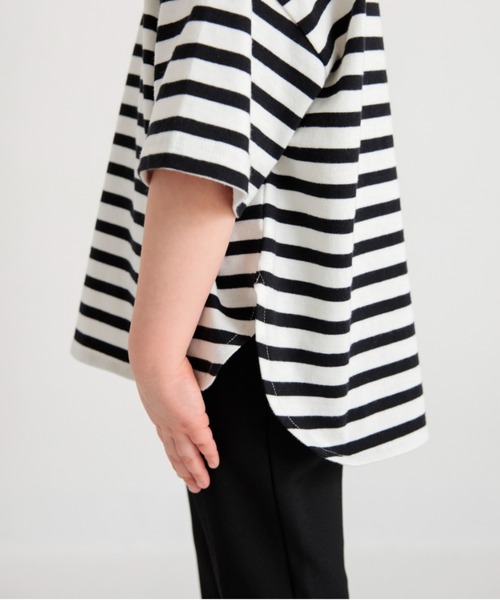 BRANSHES（ブランシェス）の「BIGシルエットTシャツ（Tシャツ/カットソー・キッズ・その他/ピンク/ブラック/オフホワイト・120/80/100/110/130/150/140/90/160）」の21枚目の写真