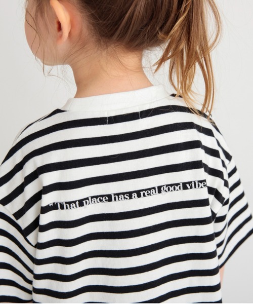 BRANSHES（ブランシェス）の「BIGシルエットTシャツ（Tシャツ/カットソー・キッズ・その他/ピンク/ブラック/オフホワイト・120/80/100/110/130/150/140/90/160）」の20枚目の写真